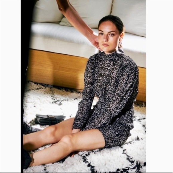 BA&SH Robe Acia Mini Dress - Picture 3 of 12